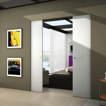 Пенал дверной универсальный для двустворчатой раздвижной двери