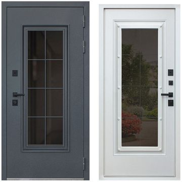 Входная уличная дверь Titanium с окном