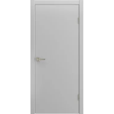 Межкомнатная дверь Флэт светло-серая эмаль RAL 9016 глухая