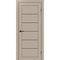 Межкомнатная дверь экошпон Турин 501АПП.1 мокко с молдингом