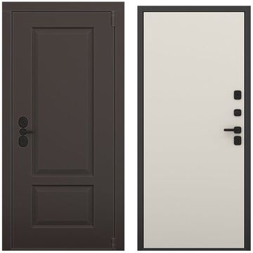 Входная дверь Шэбби амаретто силк панель гладкая