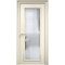 Фото межкомнатной двери эмаль Дверцов Болонья 1 NCS S 1002-Y50R остеклённая
