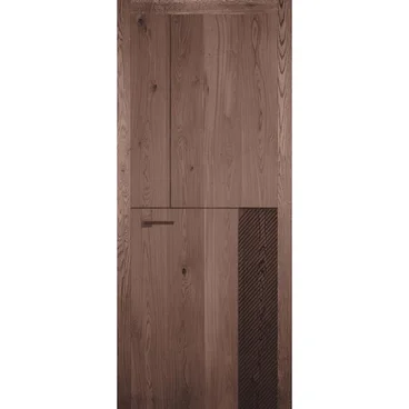 Межкомнатная дверь массив дуба Легно 10 галифакс табак глухая