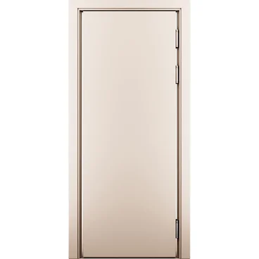 Маятниковая влагостойкая дверь Poseidon крем матовый глухая