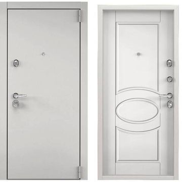 Входная дверь Super Omega 100 бьянко муар SO-NC-3 белый