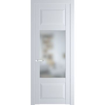 Межкомнатная дверь 1.3.3PD вайт остеклённая