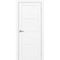 Межкомнатная дверь экошпон Турин 540.1111 белый снежный глухая