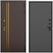 ходная дверь Баухаус амаретто силк панель гладкая антрацит