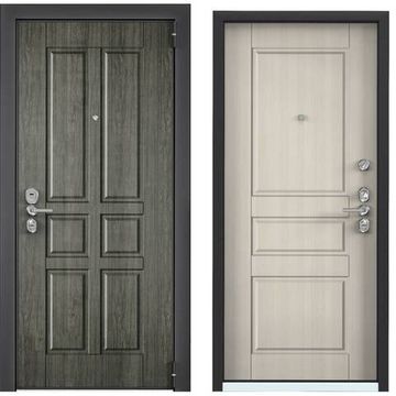 Входная дверь Ultimatum Next NC-4 дуб пепельный NC-2 белый перламутр