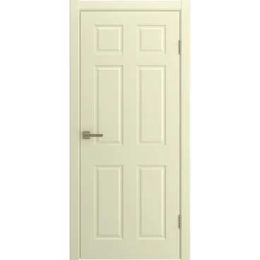 Межкомнатная дверь Дуэт жемчуг эмаль глухая
