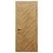Фото межкомнатной двери массив дуба Alvero Флэт-IХ дуб натуральный глухая