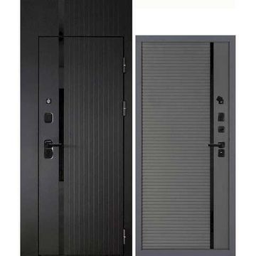 Входная дверь с фальшфрамугой Сити-1Ф панель фрезерованная