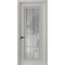 Фото межкомнатной двери эмаль Бремен 14 галечный серый остеклённая