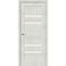 Фото двери эко шпон Порта 30 bianco veralinga остеклённая