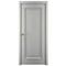 Фото межкомнатной двери эмаль Багет 1 серая глухая