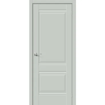 Межкомнатная дверь эмалит Прима-2 grey matt глухая