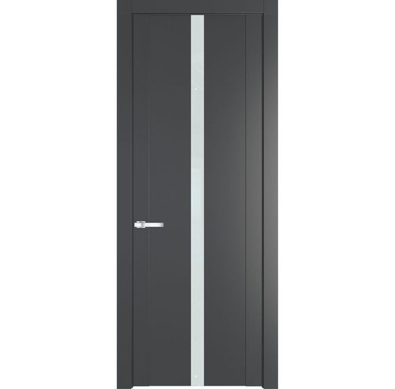 Межкомнатная дверь 1.8P графит остеклённая
