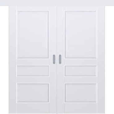 Раздвижная двустворчатая дверь Кобальт 27 аляска глухая