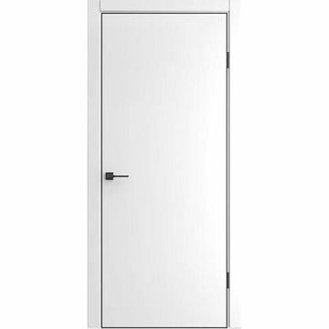 Межкомнатная дверь экошпон ДП-50 white pearl глухая