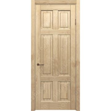 Межкомнатная дверь массив дуба без сучка Дверцов Граттери глухая