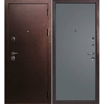 Входная дверь С-3 антик медь панель гладкая