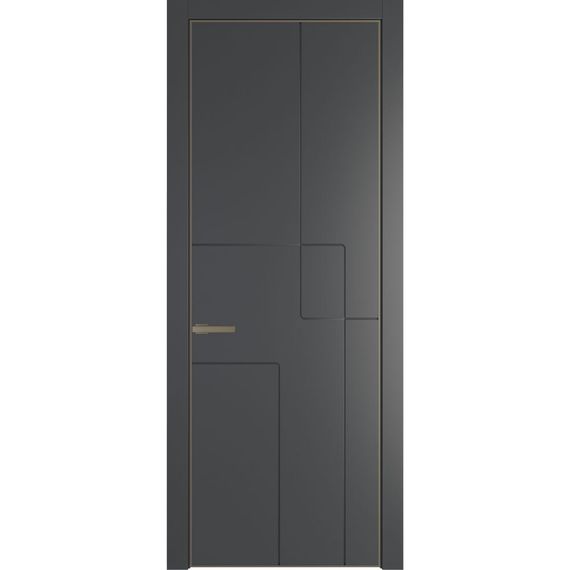 Межкомнатная дверь 3PA графит глухая
