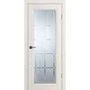 Фото двери экошпон PSU-35 зефир остеклённая