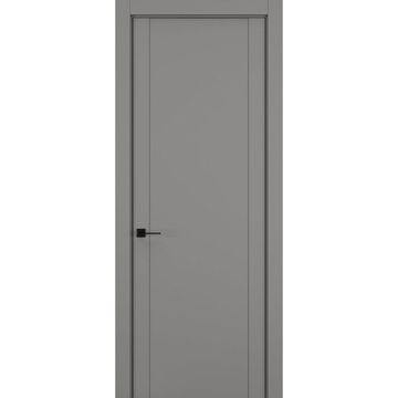 Межкомнатная дверь керамик FL 1 серый глухая