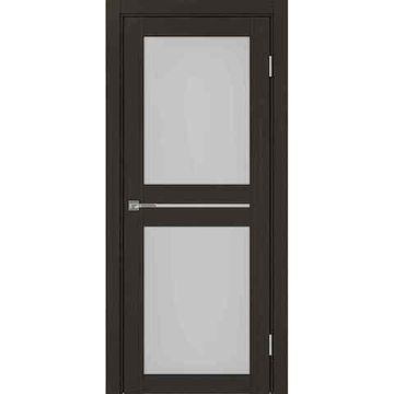 Межкомнатная дверь экошпон Турин 520.222 венге остеклённая