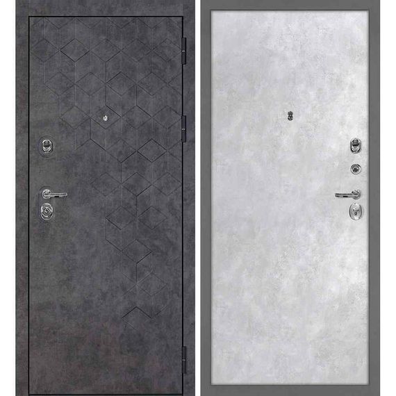 Входная дверь Тетра-126 панель гладкая бетон