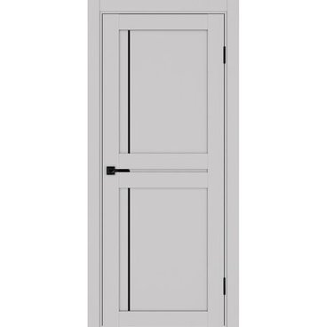 Межкомнатная дверь экошпон Турин 523АПП.111 пепельный с молдингом