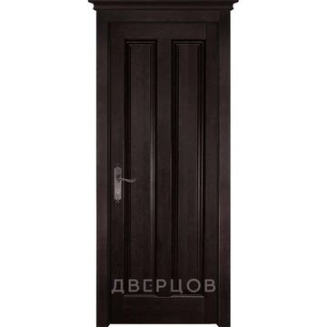 Межкомнатная дверь массив ольхи ОКА Сорренто венге глухая