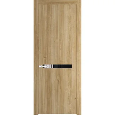 Межкомнатная дверь 1.4N дуб карамель остеклённая