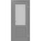 Фото двери Тоскана багет 602.21 цвет серый со стеклом