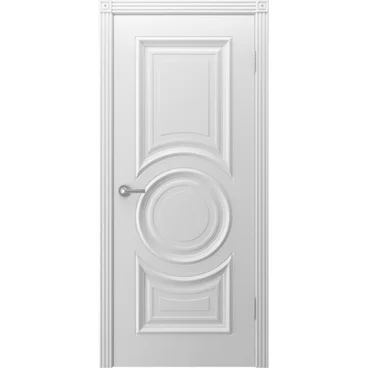Межкомнатная дверь эмаль Богема белая глухая