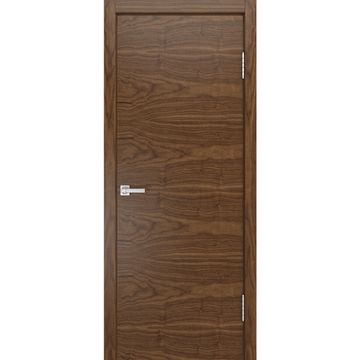 Межкомнатная дверь шпон ID гладкая американский орех