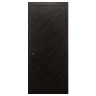 Межкомнатная дверь массив дуба Alvero Флэт-IХ винтаж глухая