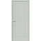 Фото межкомнатной двери эмалит Прима-10.2 grey matt глухая