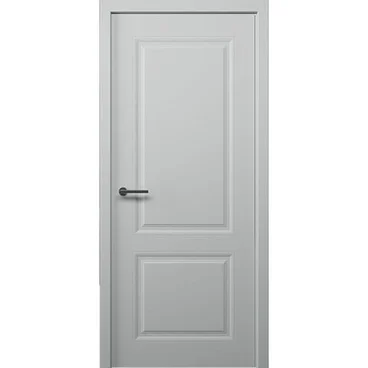 Межкомнатная дверь эмаль Albero Стиль 1 серая глухая
