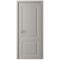 Межкомнатная дверь эмаль Стиль Богема серая глухая