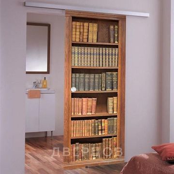 Стеклянная раздвижная дверь Books Triplex