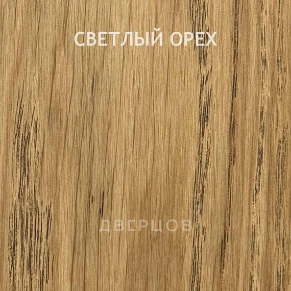 Межкомнатная дверь массив дуба без сучка Дверцов Кастро остеклённая