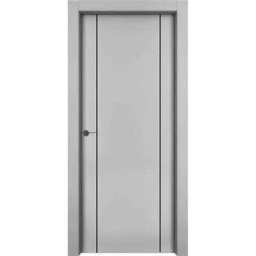 Межкомнатная дверь эмаль 1001 M2 серая глухая