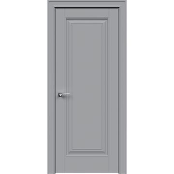 Межкомнатная дверь эмаль Дельта серая глухая