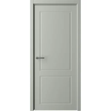 Межкомнатная дверь эмаль НеоКлассика 2 серая глухая
