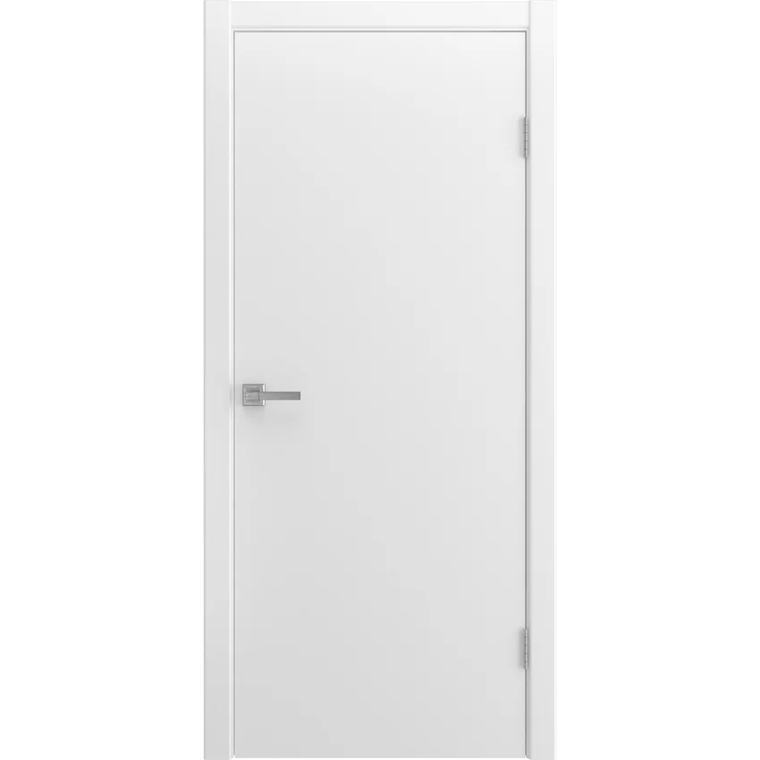 Фото двери Флэт белая эмаль RAL 9016 глухая