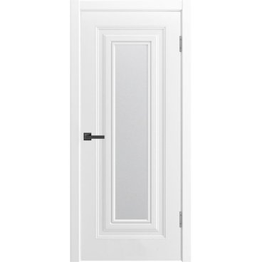 Межкомнатная дверь эмаль Титул 1 В1 белая со стеклом