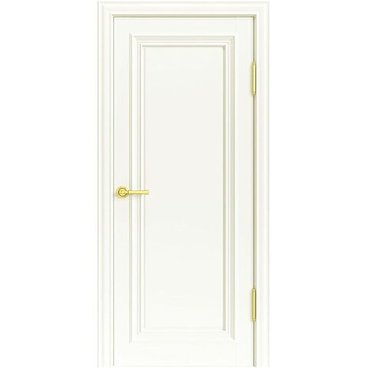 Межкомнатная дверь экошпон 81001 дарк вайт глухая