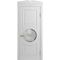 Межкомнатная дверь массив бука Viporte Лацио Амбиенте белая эмаль остекление 4