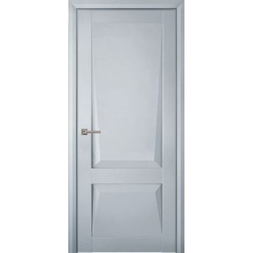 Межкомнатная дверь Perfecto 101 barhat light grey глухая